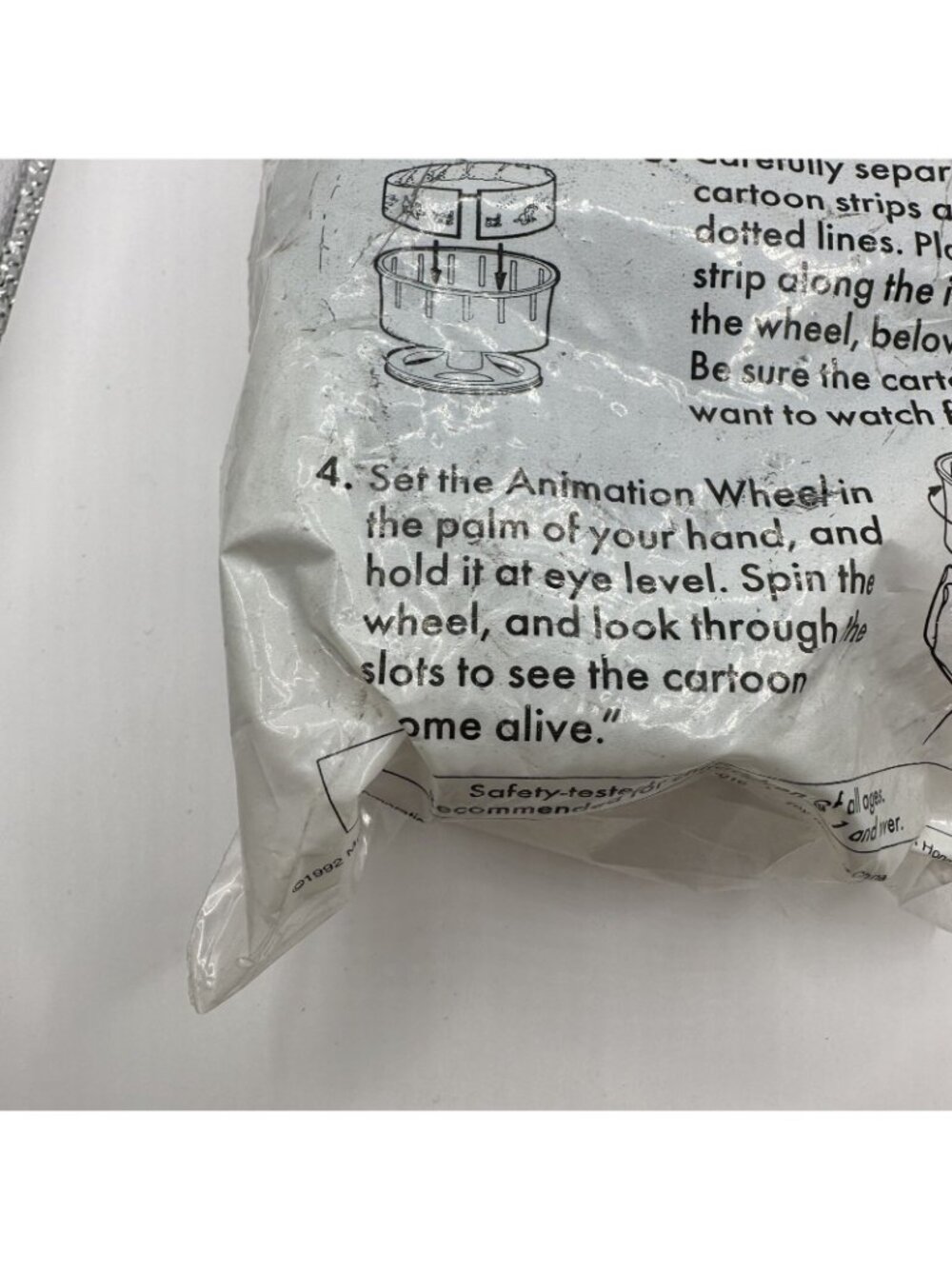 Vintage 1992 McDonald’s Happy Meal Animation Wheel Behind the Scenes NIP - Picture 9 of 10